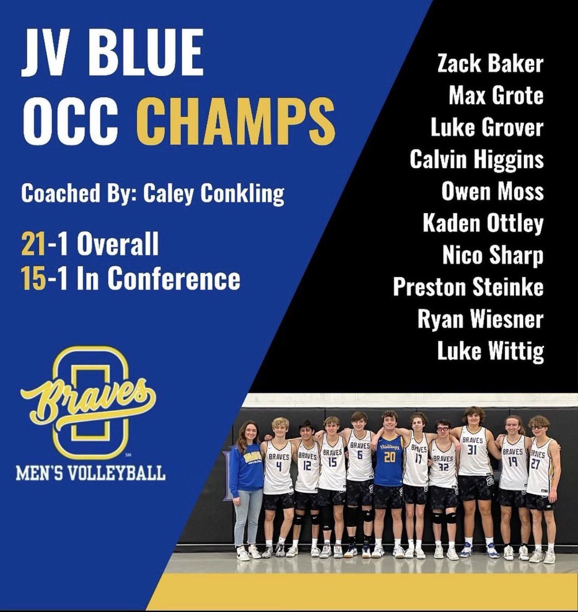 Congratulations to our JV Blue on an incredible season!!!