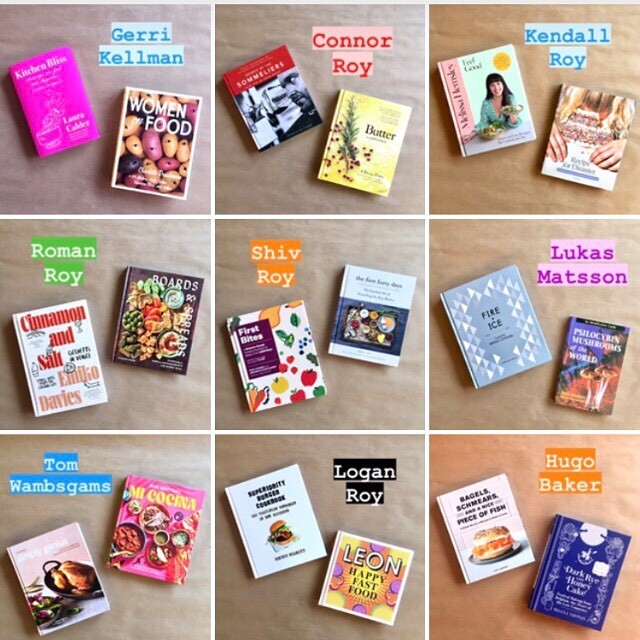 Have you noticed the droll food theme on Succession, little piggies?

Words can hurt.

We’ve got soothing book recommendations for a few characters, lest they get hungry for actual food.

Shiv: eating for 2

Kendall: hugs

Roman: nibbles

Connor: room temp, obvi

Logan: heal…