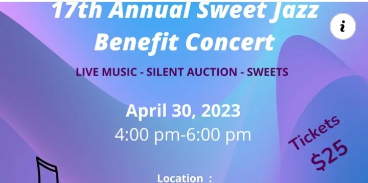 The Hustle 101.3 post:
17th annual Sweet Jazz Benefit Concert with Sid Fendley and Friends kicks off April 30, 4-6pm.
Sandia Presbyterian #Albuquerque #NewMexico
#internationaljazzday #jazzappreciationmonth #Presbyterian #pcusa @SynodoftheSW
#jazz #jazznm #jazzymusic #NM #Benefit