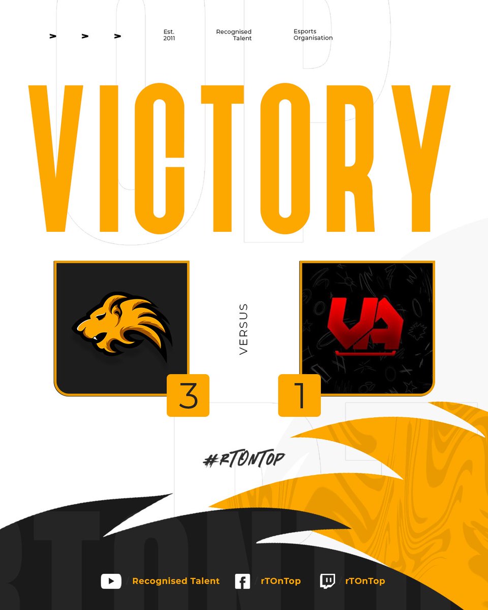 rTOnTop's tweet photo. MATCHDAY #3 ENDS IN A W!!!
We recently made two new roster changes in @ShazamanatorCod & @Aruldddd.
Our first @XP_Europe match with them and we got the WIN! Our record now stands at 1W - 2L.
GGs @Vendetta_GGs
#rTOnTop x #ArmaGG https://t.co/GSFTIZIbo7