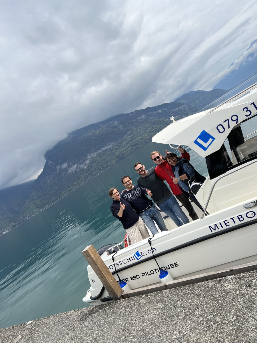 agehri's tweet photo. Herzliche Gratulation an alle Teilnehmer/innen zur erfolgreich bestandenen Prüfung für den Sportbootführerschein SEE SBF auf dem Thunersee bei Gehri Bootsschule.
Auch einen Dank an das Experten Team vom Prüfungsausschuss Bodensee Stuttgart Ausland. https://t.co/jROCiBb3xf