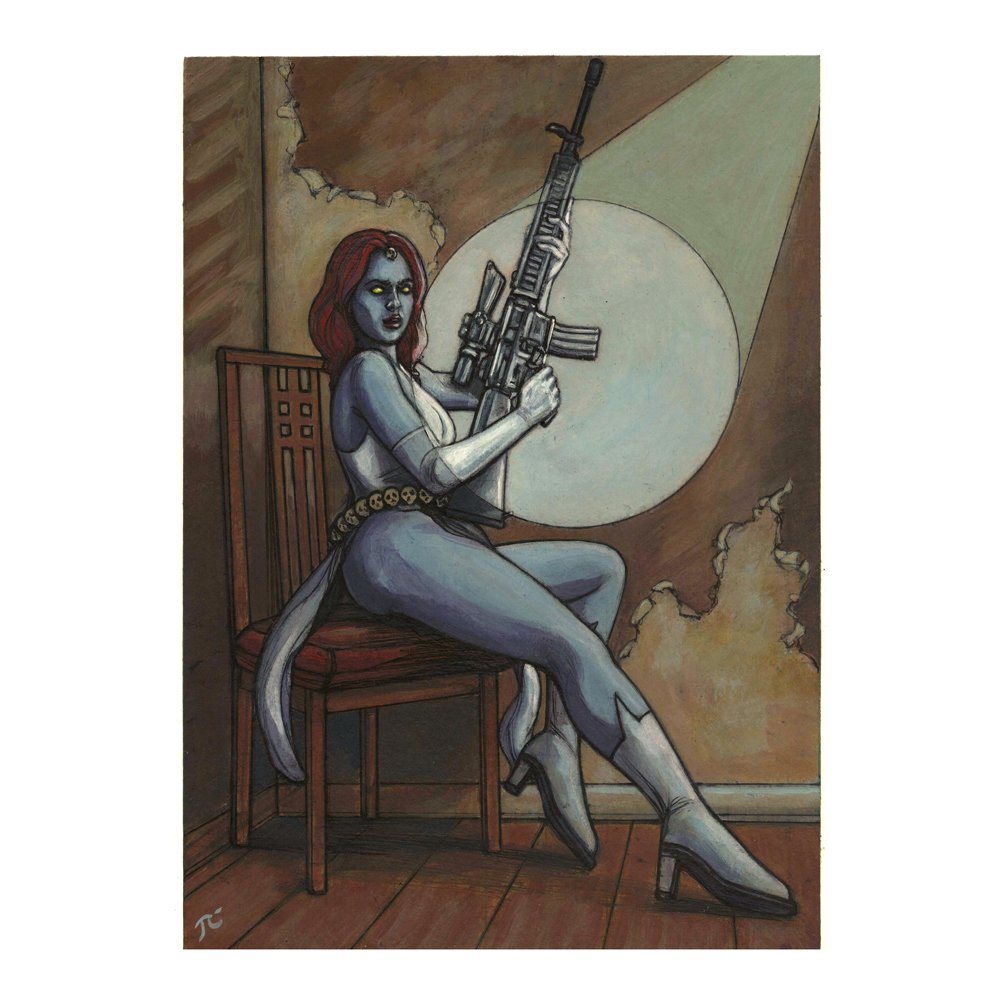 BlackShipBooks's tweet photo. #xmen #Mystique #painting #eBay #MarvelComics 
https://t.co/2uHr8yDl29 https://t.co/FlZppFQ0Xd