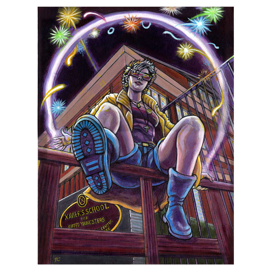 BlackShipBooks's tweet photo. #xmen #xmenjubilee #painting #MarvelComics 
https://t.co/HKy6lWdaSV https://t.co/C3MCciGyNx