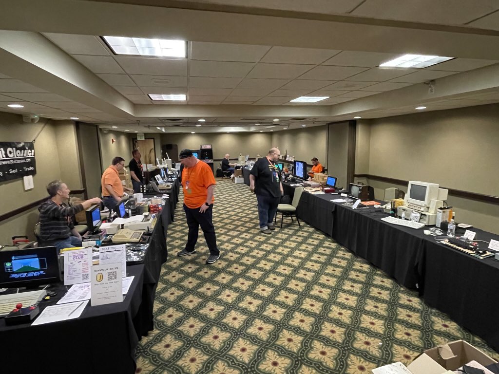 Having fun showing off the MEGA65 at the Indy Classic Computer and Video Game Expo this weekend.
#MEGA65