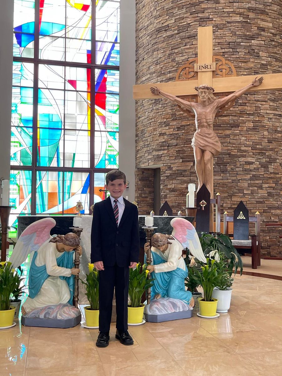 schuckm9's tweet photo. My youngest made his first Holy Communion today ❤️ ✝️ https://t.co/hAKVdlxWw5