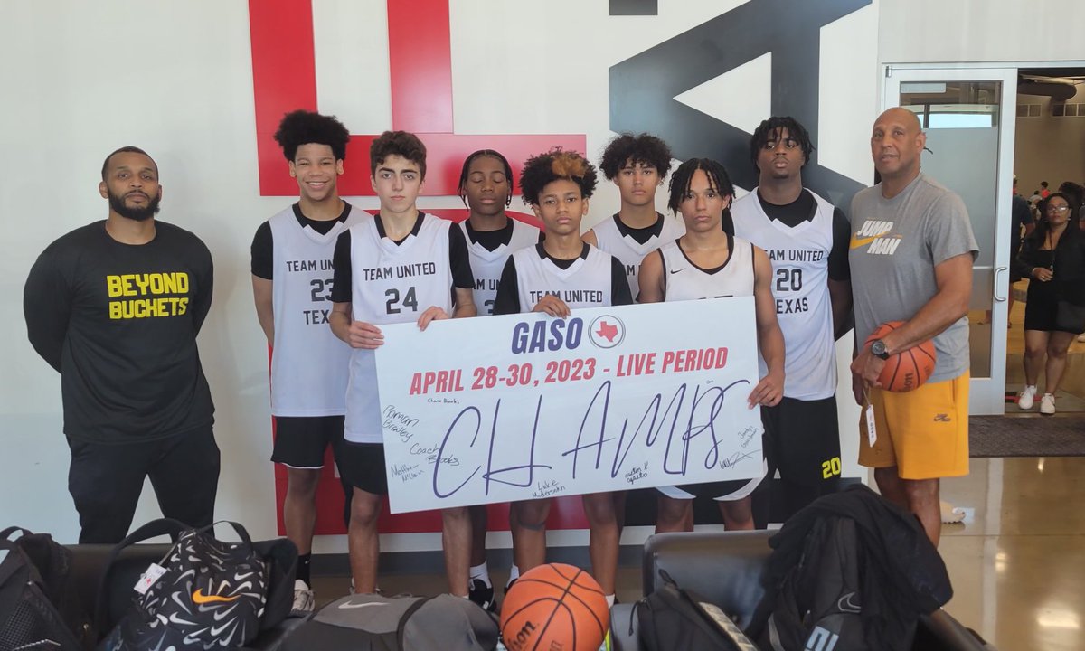 TexasHoopsGASO's tweet photo. #GASOLive2 | Winners Circle 🏆

Congratulations to Team United Texas 15U Goodman ‼️

NCAA Blue Division Champions 🥇

#GASO https://t.co/AfzYAJBi3y