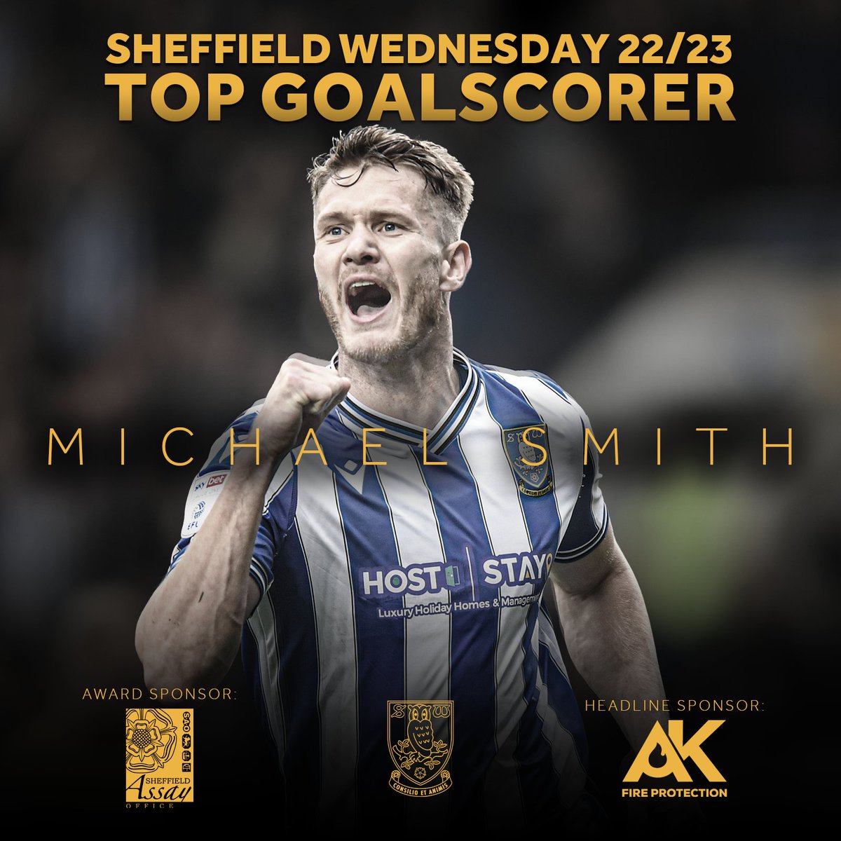 swfc's tweet photo. Our Top Goalscorer Award goes to @smudga17 sponsored by @AssayOffice!
#SWFCAwards https://t.co/ZKUjVBKN18