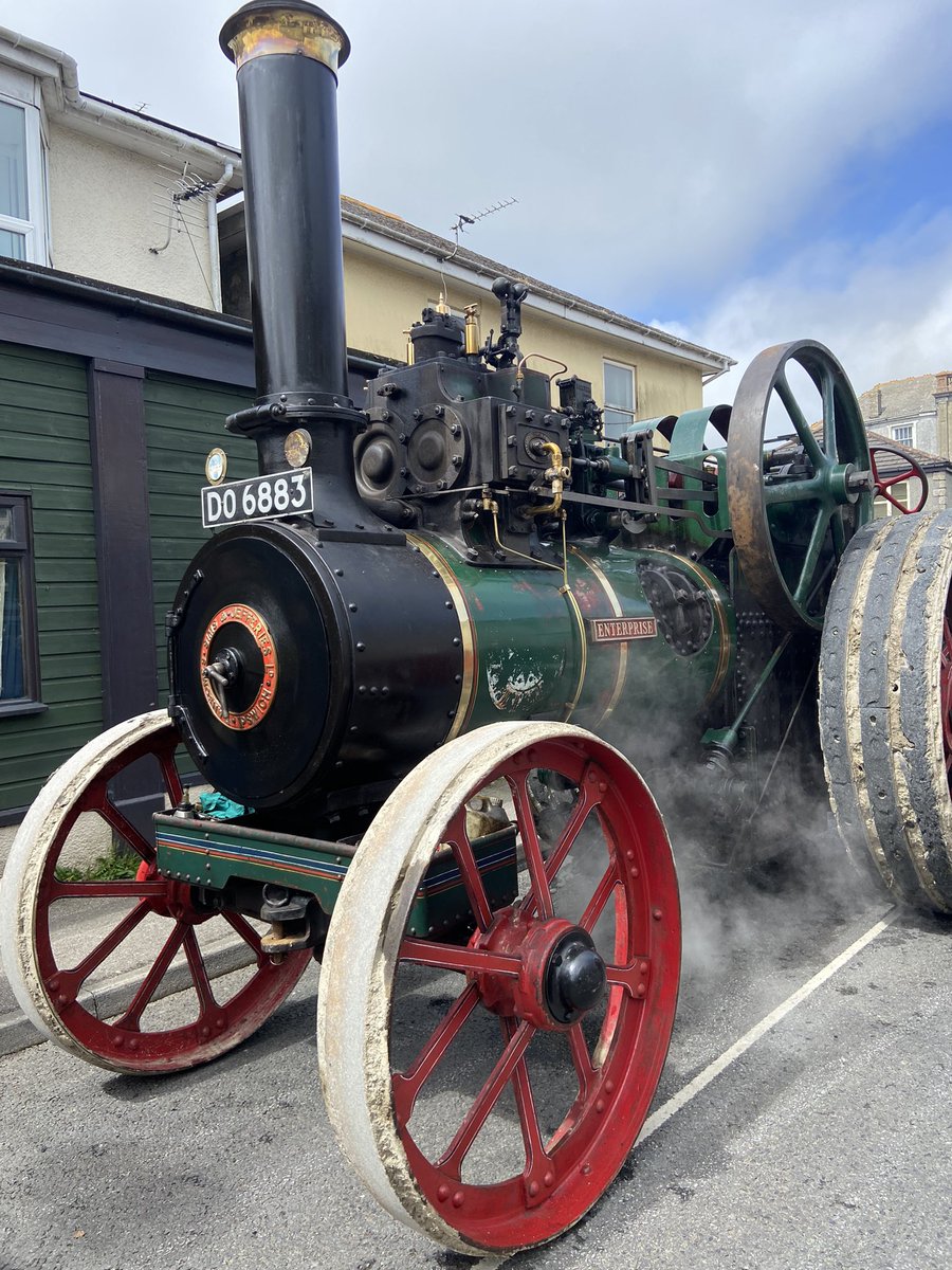 KjChance3's tweet photo. Blowing off steam at Trevithick Day yesterday. Celebrating the life and legacy of Richard Trevithick through steam powered engineering. @CornwallLive @BBCNews https://t.co/Wz8uPVfH2A