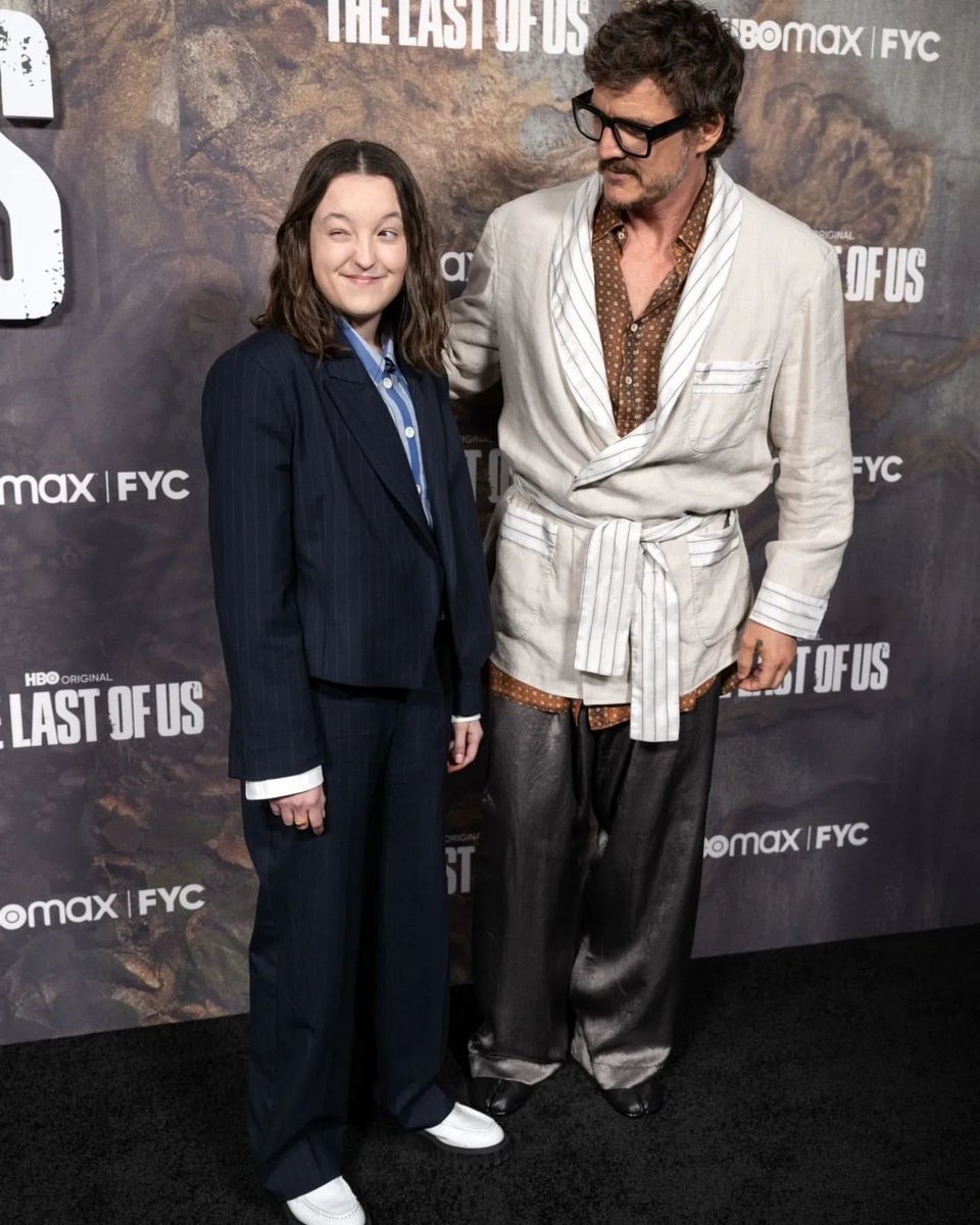 pascalupdated's tweet image. pedro pascal and bella ramsey at the fyc event for the last of us (2023) a few days ago