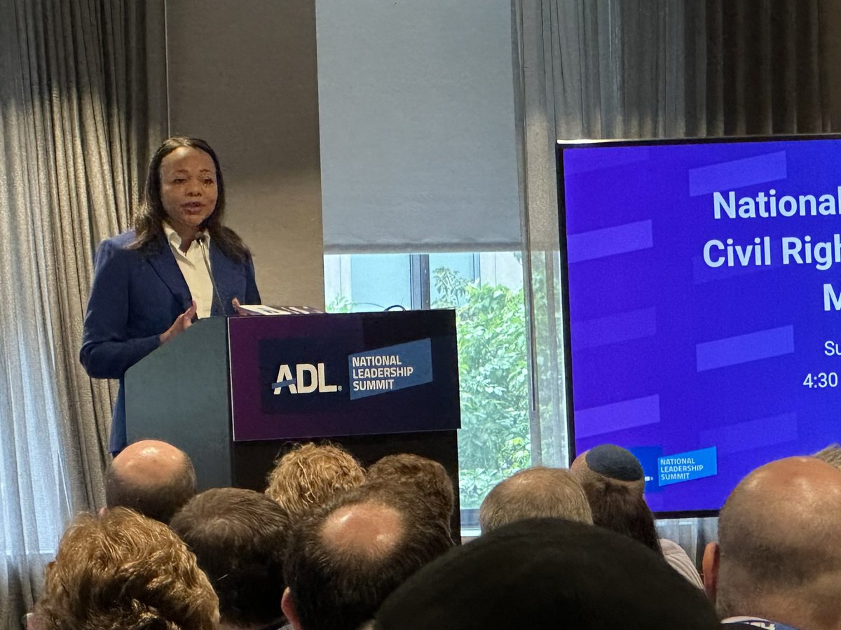 BlochFL's tweet photo. Excited that @KristenClarkeJD joining us at #NLS2023 Civil Rights Committee meeting. @ADL https://t.co/YGlbbc8ia3