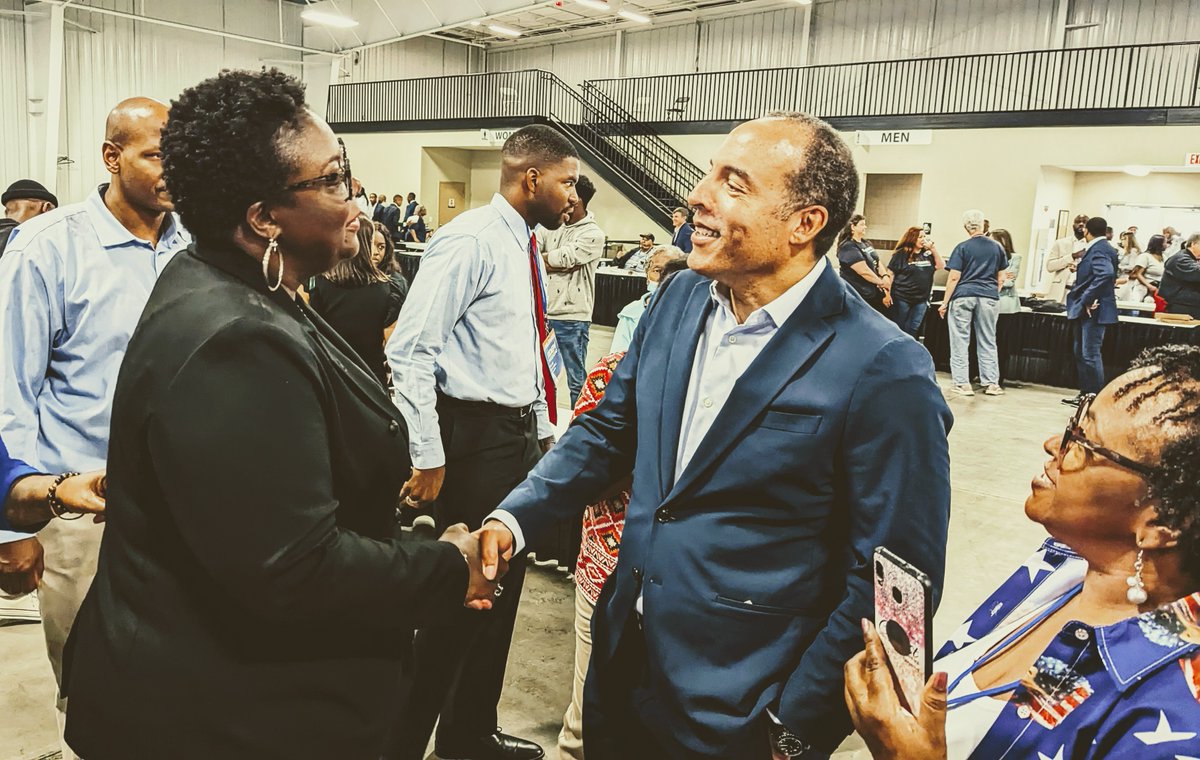 michael_b_moore's tweet photo. What a great and productive time at the @scdp state convention this weekend. I want to congratulate @spain4scdp on her win to lead our party forward. Now is the time to come together and deliver for the people of South Carolina. #SC #SCDP #SCDems #SCDemsWeekend #SCCD1 https://t.co/c25hq45WsX