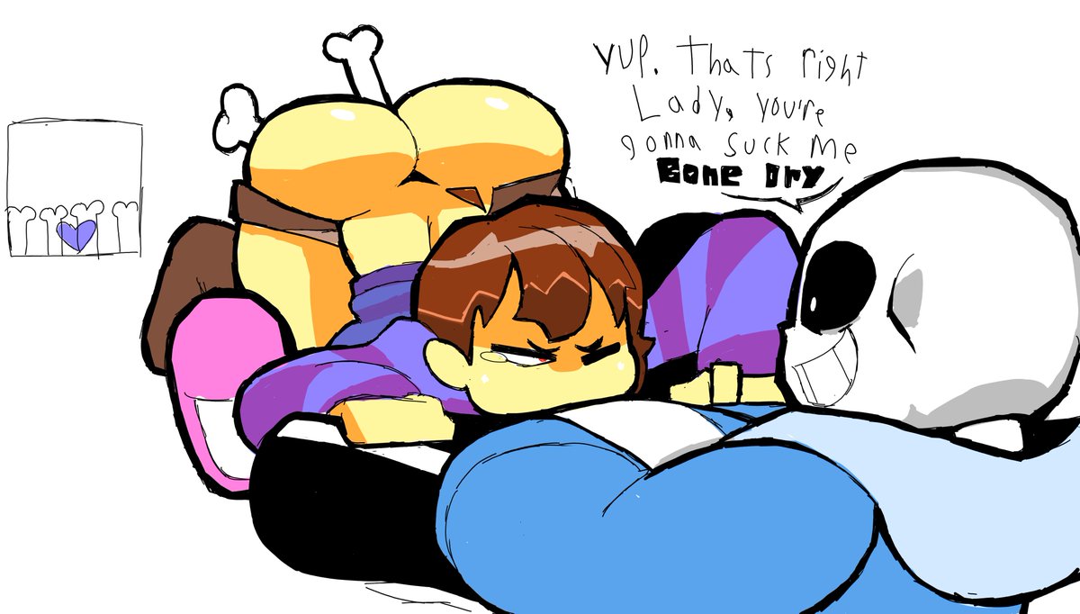 eks_ut's tweet photo. Frisk takes a trip to the Bone Zone #undertale #undertalensfw #nsfw #rule34 https://t.co/cbaU30ZRmE