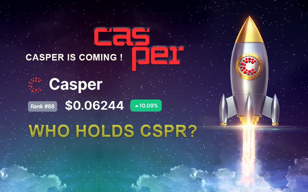 Sfund_community's tweet image. PUMPING CSPR ! 🚀

⚡️WHO HOLDS CSPR? ⚡️

✅In honor of this rise, we're giving away 5000 CSPR to 2 winners!

👉Like and follow!