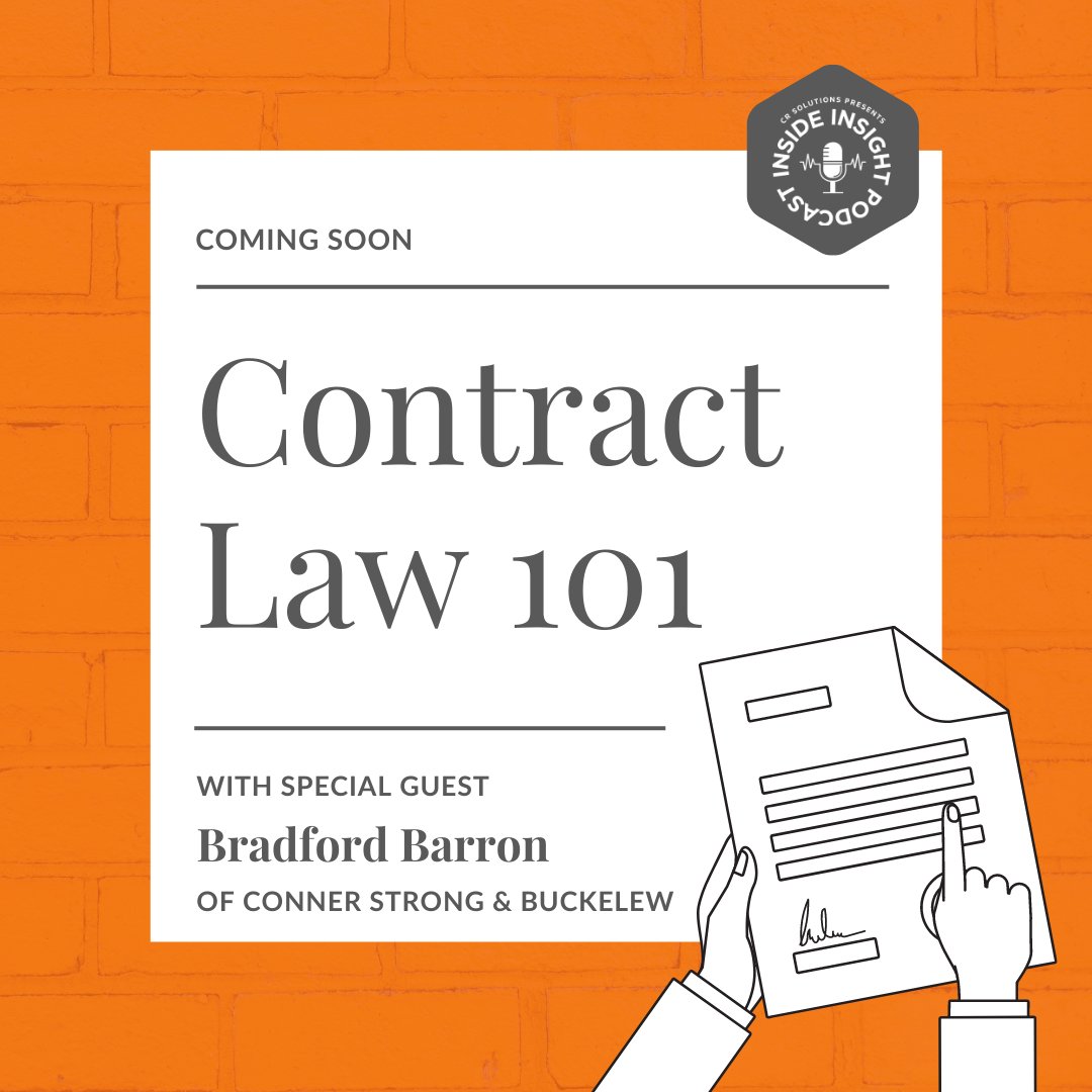 CRSWrapUps's tweet image. 📝 Attention all construction and insurance professionals! Get ready for another informative episode of the Inside Insight podcast. Be sure to subscribe so you don't miss a single sub-clause. 😉 hubs.li/Q01MgJ5v0 #InsideInsight #ContractLaw #Construction #Insurance #Risk