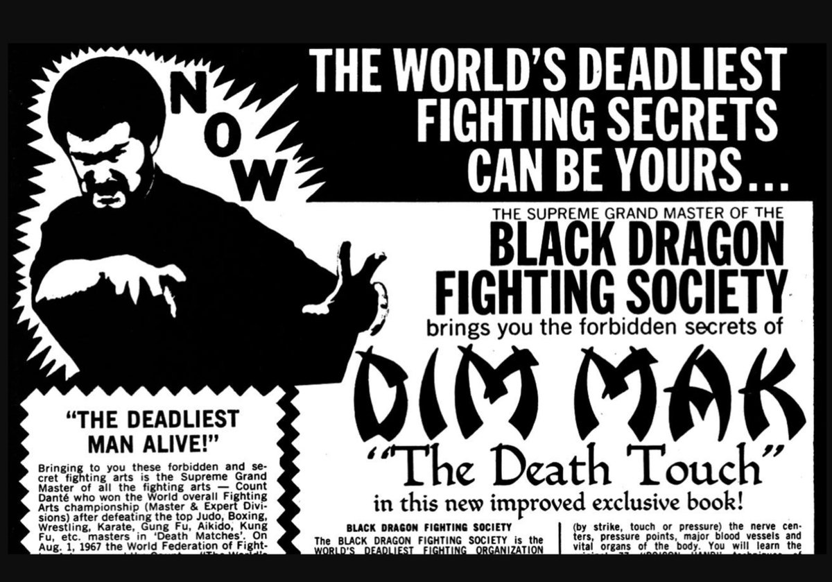 GTSecretLevel's tweet photo. Here are a couple of the comic book ads and a photo for Count Dante and his Black Dragon Fighting Society. You can listen to us tell the crazy story of this here... https://t.co/QeADqxNXod https://t.co/x5ZGoJlHVE