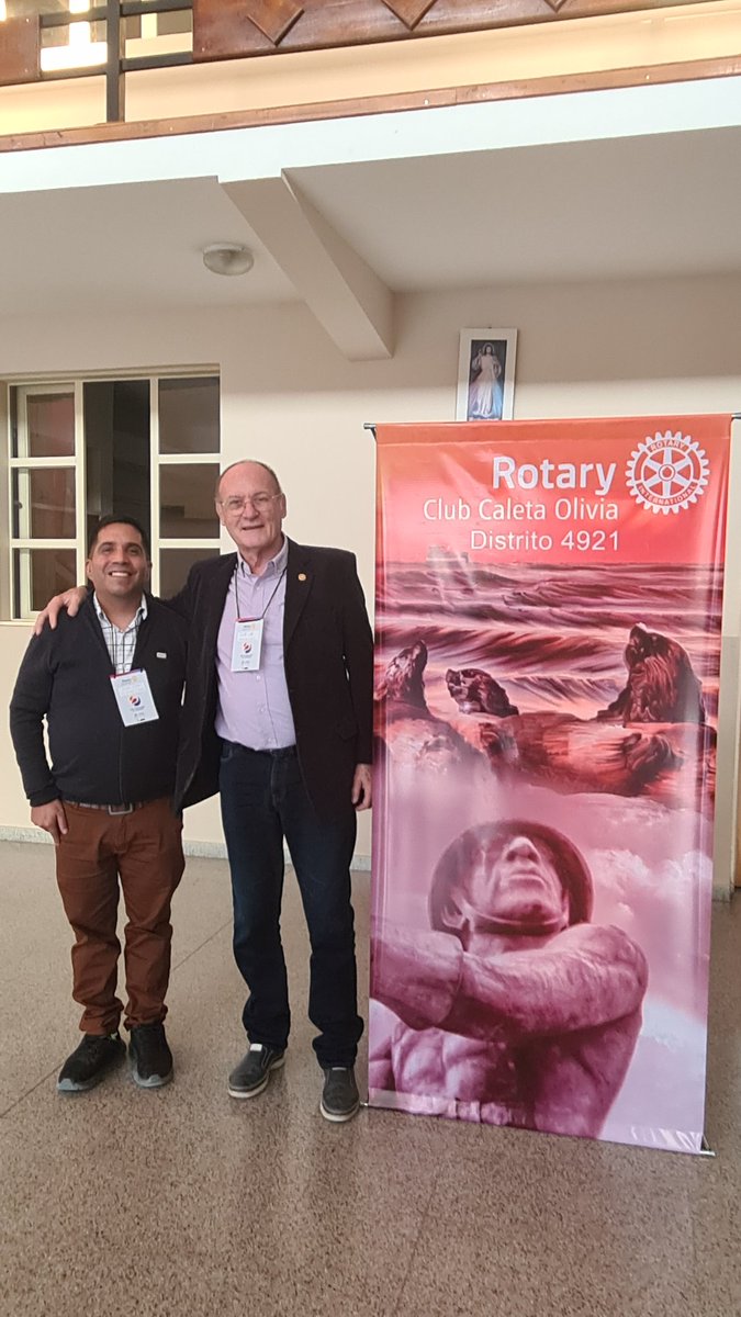 RotaryComodoro's tweet photo. Presencia de Rotary Club Comodoro Rivadavia 

Cabe destacarse que estuvieron presentes el Presidente Electo  de Rotary Club Comodoro Rivadavia, Contador Gustavo CARRIZO y Marta RICCA, Secretaria Período 2023/2024. https://t.co/GwSqXC1e9d