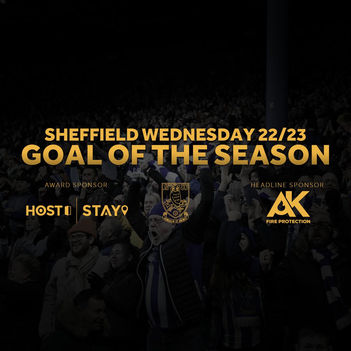 swfc's tweet photo. Goal of the Season up next sponsored by @HostandStay!
#SWFCAwards https://t.co/GhJgNugSa4