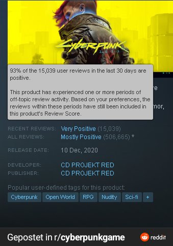 Cyberpunk2121's tweet photo. @marcus51090 @LukeStephensTV Why would they learn from Cyberpunk???? https://t.co/I5gSinFzsh