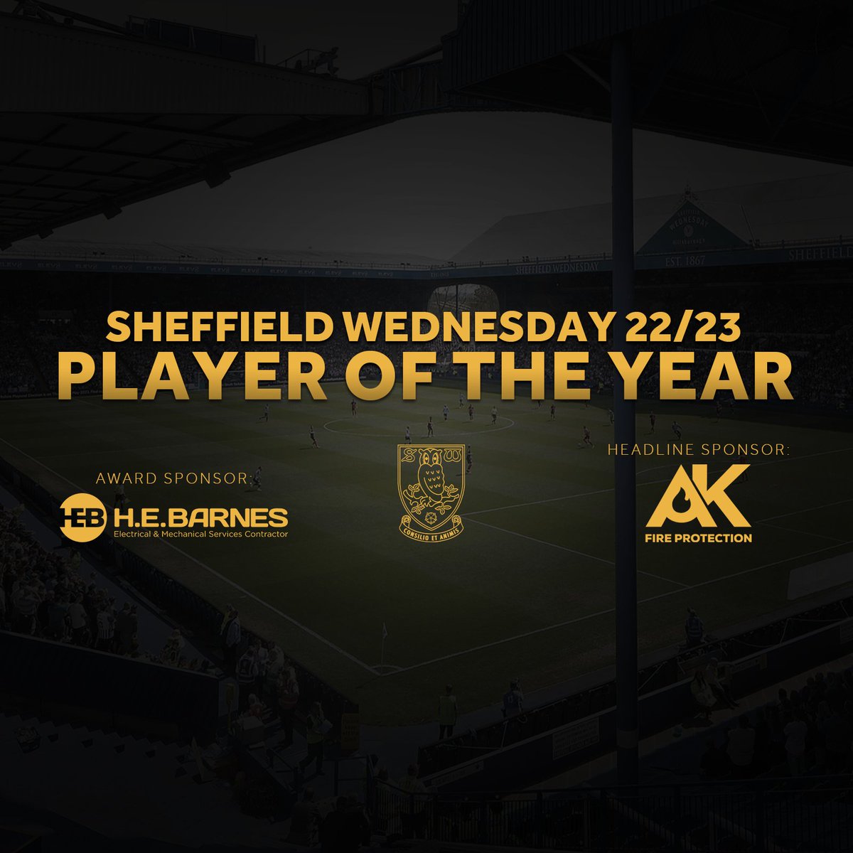 swfc's tweet photo. Our final award is for SWFC Player of the Year sponsored by @HE_Barnes! ๐ฆ
#SWFCAwards https://t.co/71nDmSKzTy