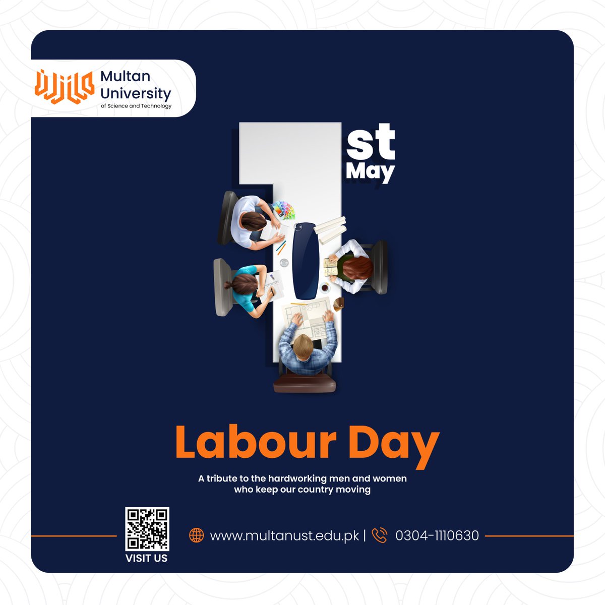 multanust's tweet photo. Labour Day is a time to acknowledge the immense impact of work on our lives, communities, and nation. Thank you for your tireless efforts and commitment.

#LaborDay2023 #LabourDay #IstMay #WorldLabourDay #WorkersRights #Multanust #MultanUniversityofScienceandTechnology #Pakistan https://t.co/QwT6I4sVsu