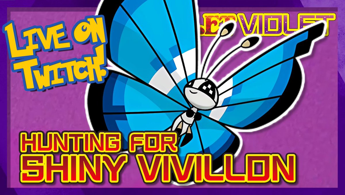 LivingShinyDex's tweet photo. https://t.co/oZzNMTlXpz LIVE on #Twitch - Quest for the SHINY VIVILLON DEX continues!!! #Pokemon #shinypokemon #PokemonScarletViolet https://t.co/2dz5SkfUlT