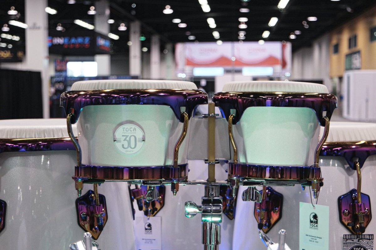 tocaperc's tweet photo. New 30th Anniversary Series Bongo at @thenammshow
#tocapercussion #30thanniversary #tocabongochallenge #tocabongo #somosfamilia #justplay https://t.co/EnIDokcsd5