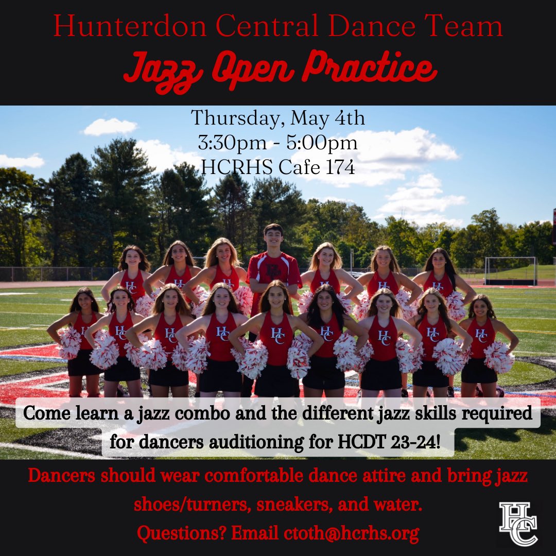 We hope to see you this Thursday for our jazz open practice!❤️❤️