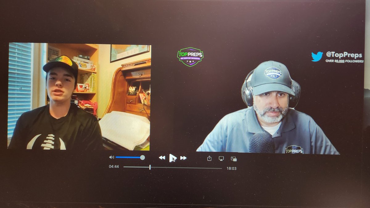 SunilSportsNews's tweet photo. Enjoyed interviewing #JonathanManson @JonathanManso12 a freshman @ #FranklintonHighSchool in #Franklinton #NorthCarolina @FHSRedRams & outside linebacker on @FHSRedRams_FB this evening via @Zoom for @TopPreps 🏈 https://t.co/wRleqi3kpR