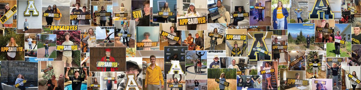 ApplyAppState's tweet photo. We're so glad that #AppSaidYes and now it's time to officially start your Mountaineer Journey and say yes to App State! ✨ Your App State community is waiting for you, just log in to your MyMountaineer Portal to confirm your enrollment and pay your enrollment deposit! https://t.co/TkZpll6kxd