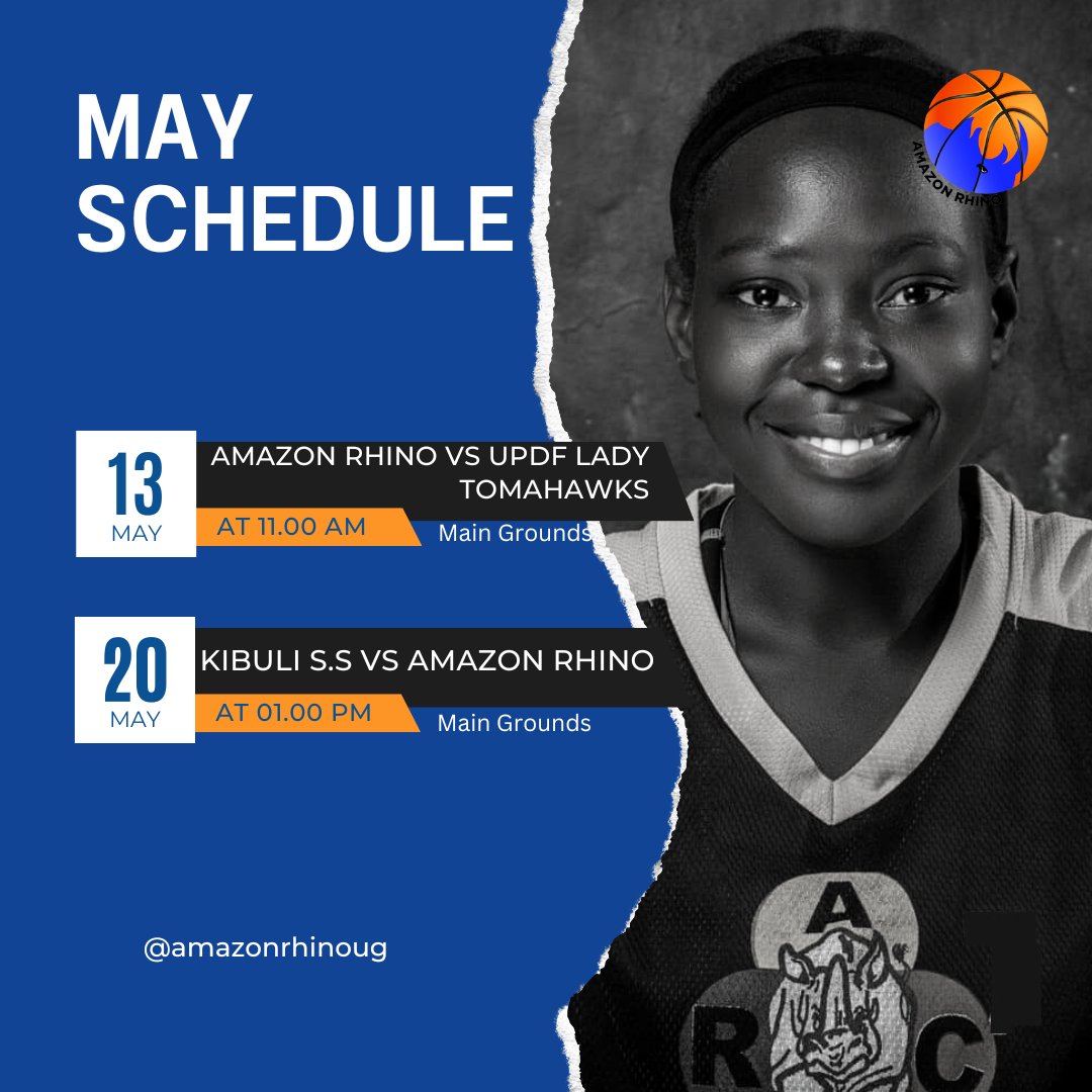amazonrhinoug's tweet photo. HELLO MAY

#amazonrhinoug 🦏💪

@FUBA_DIV1AND2
@rhinos_uganda https://t.co/8i3UldekBM