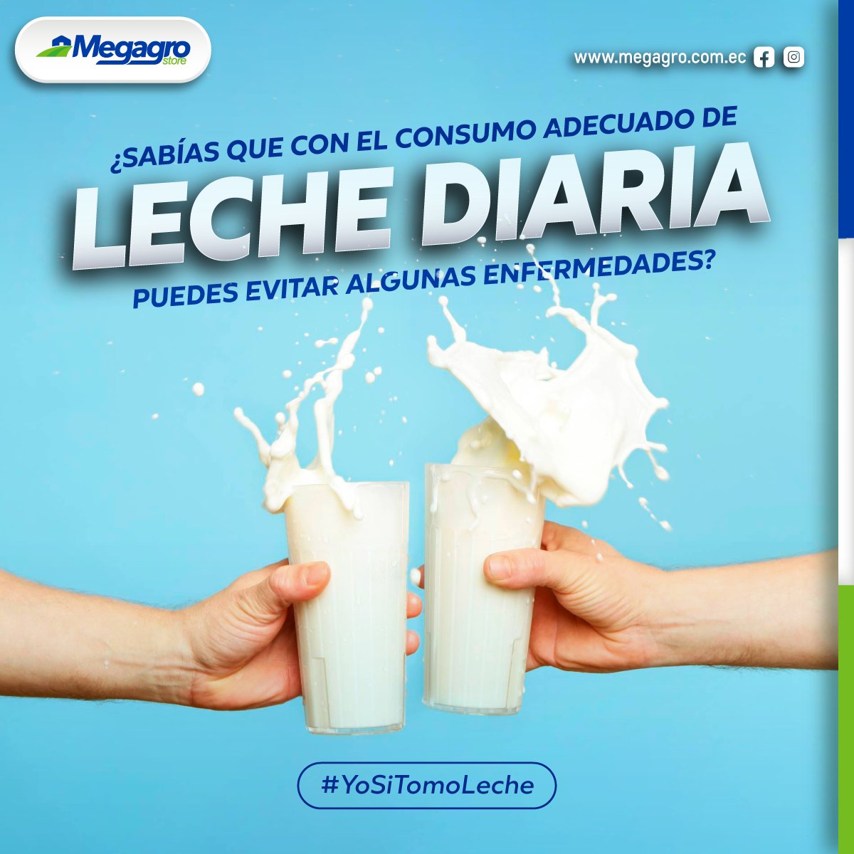 megagrostore's tweet photo. Los beneficios de la leche de vaca constituyen un factor de prevención en determinadas enfermedades como son la cardiovascular, algunos tipos de cáncer, la hipertensión arterial o en patología ósea o dental. 

¡Consume leche de calidad para una óptima nutrición!

#leche #MEGAGRO https://t.co/ckV34Gb4tI