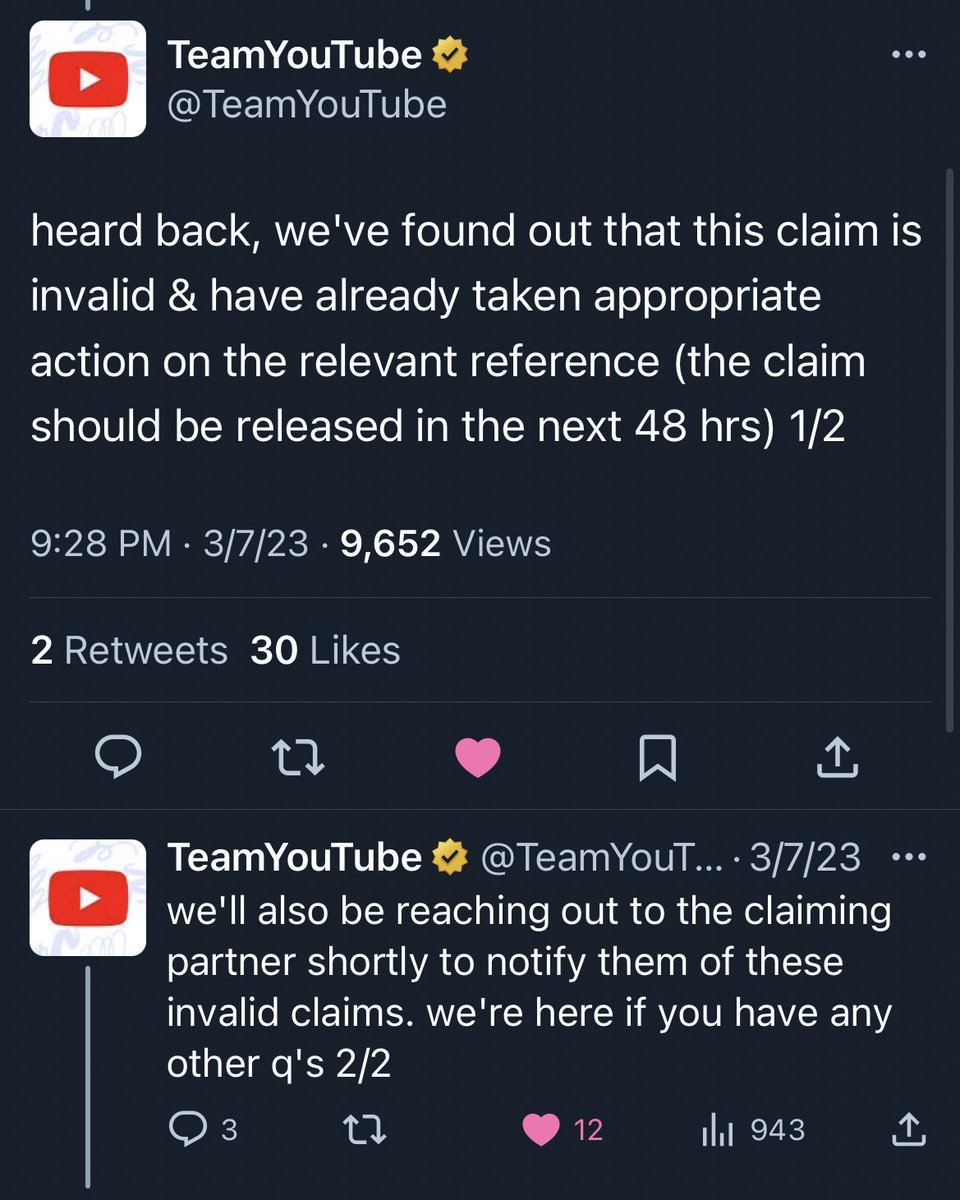 Omni ☕️ on Twitter "YouTube already confirmed that the claiming