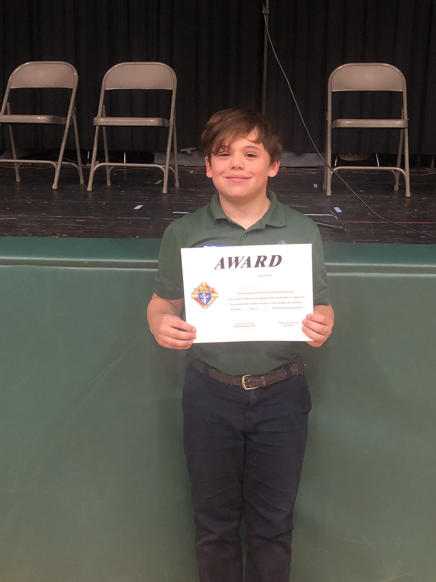 MrsMGallo's tweet photo. 25th Knights of Columbus Spelling Bee - great representation from CAW. Grade 4 - second place; Grade 5 - first place and headed to the states; Grade 6 - first place and headed to the states! @CAWaterbury #standup4caw #CAWstrong https://t.co/3eQTXaUEqf