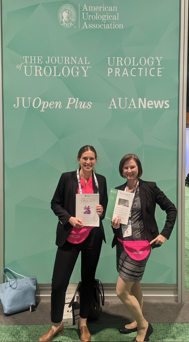 smacdonald_md's tweet photo. This one is for you @JenniferARegala. I ❤️ AUA pubs. #AUA23 w/ @ElizabethDyer97 mentee and future WVU resident. https://t.co/LLB7WxqElo