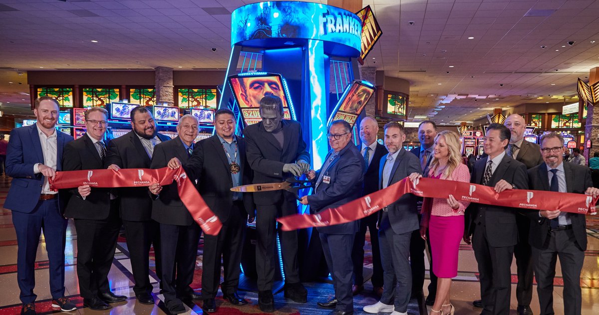 PechangaCasino's tweet photo. Be one of the very first in California to collect monster wins on the brand new #Frankenstein #slotmachine. Itโs sure to be a scary good time! ๐ฐ
#SlotMachineSunday #Pechanga #Resort #Casino #PechangaCasino #Temecula #Money #Gamble #Gambling #Monster #LightNWonder https://t.co/WDZtdF0VO8