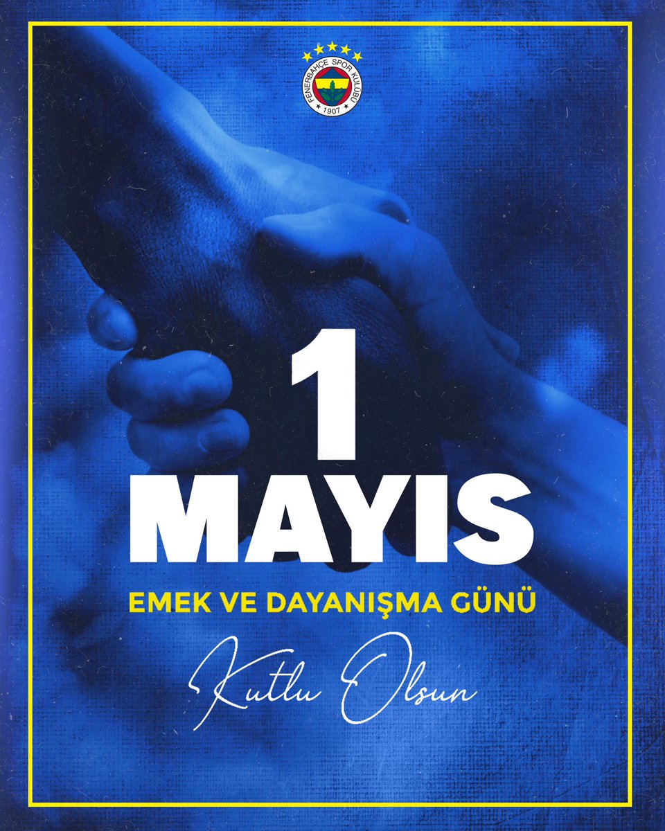 Tüm emekçilerin 1 Mayıs Emek ve Dayanışma Günü kutlu olsun!