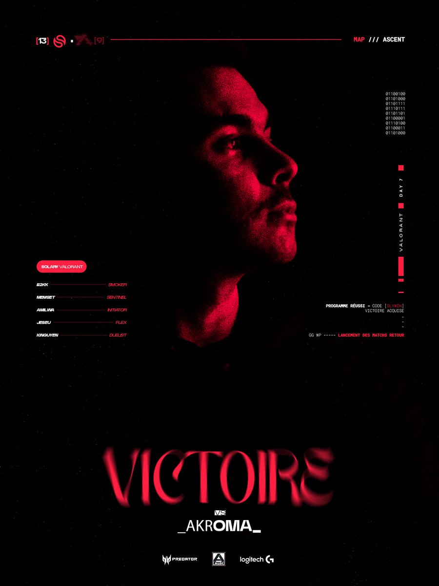 SolaryTV's tweet photo. Victoire tranquille, bootcamp buff semaine prochaine... On va être sur quelque chose là 🥶

GG 🤝 @TeamAkroma 

#SLYWIN https://t.co/lVqlmvCbAl
