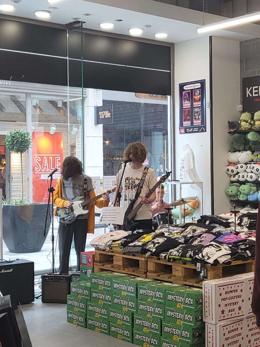 More2BAnnounced's tweet photo. Made our mark @HmvNewbury over the weekend! https://t.co/Ght61l65Mu