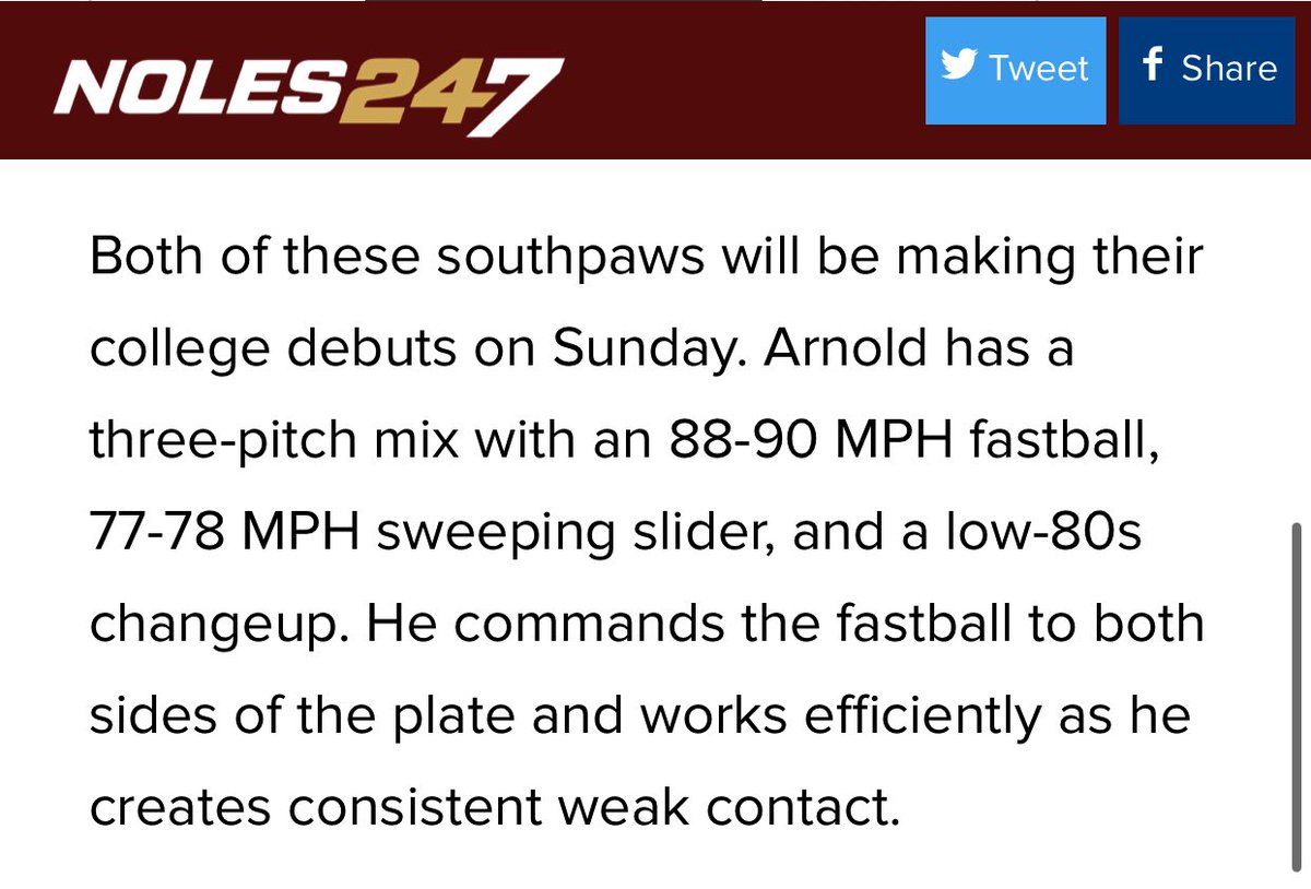 Joseph Potts (@topspeedllc) on Twitter photo 3 for 5 w/ 4 RBI. Have a day <a href="/CarterPutz/">Carter Putz</a> 💪
MLB scouts,
HR #1 came against a guy who throws 96-98 MPH and HR#2 came against an 88-90 MPH lefty
This is a kid who’s hitting .300+ against D1 arms like this for 4 years. Would fit in A+/AA right out of the gate 3 for 5 w/ 4 RBI. Have a day <a href="/CarterPutz/">Carter Putz</a> 💪
MLB scouts,
HR #1 came against a guy who throws 96-98 MPH and HR#2 came against an 88-90 MPH lefty
This is a kid who’s hitting .300+ against D1 arms like this for 4 years. Would fit in A+/AA right out of the gate