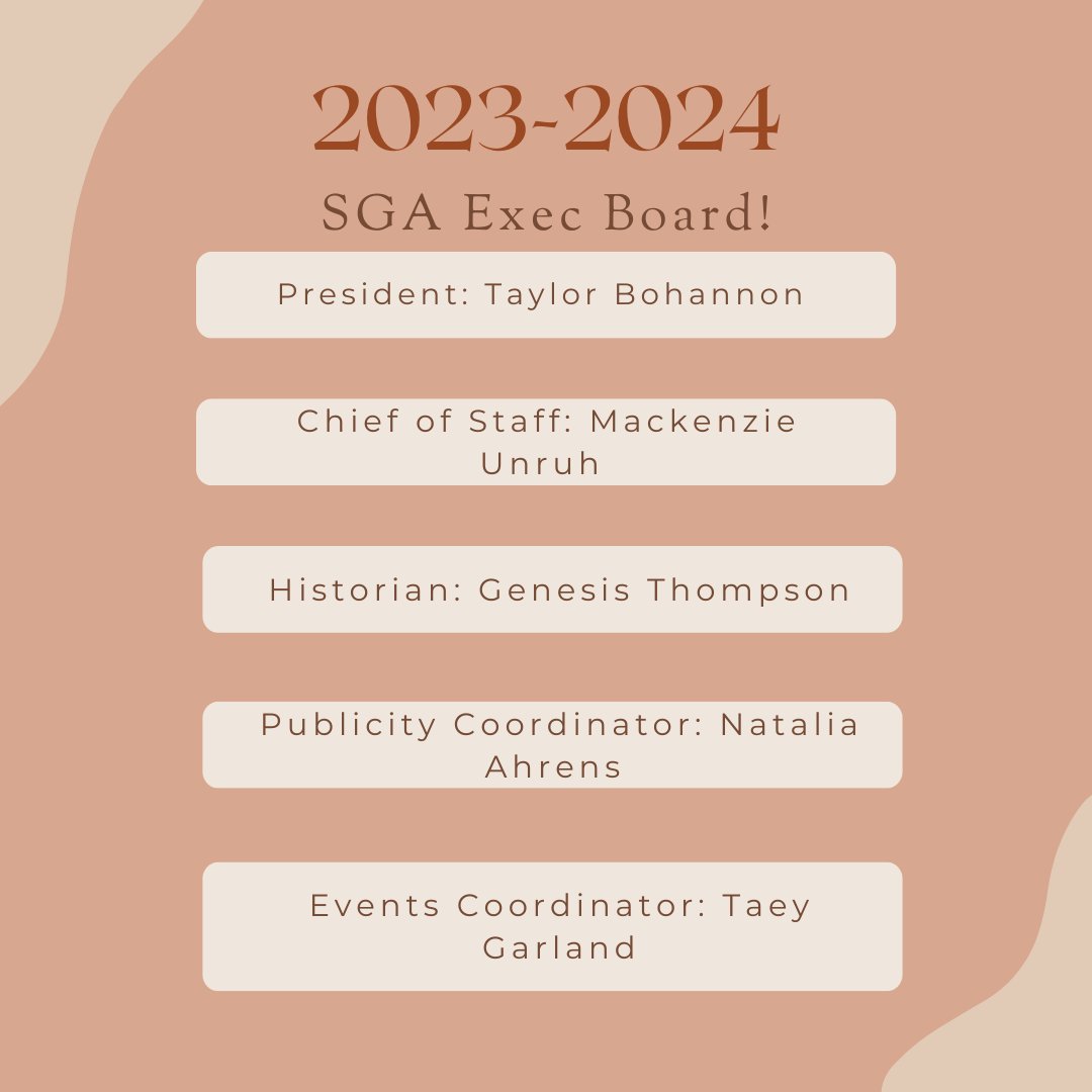 McPherson College SGA tweet media