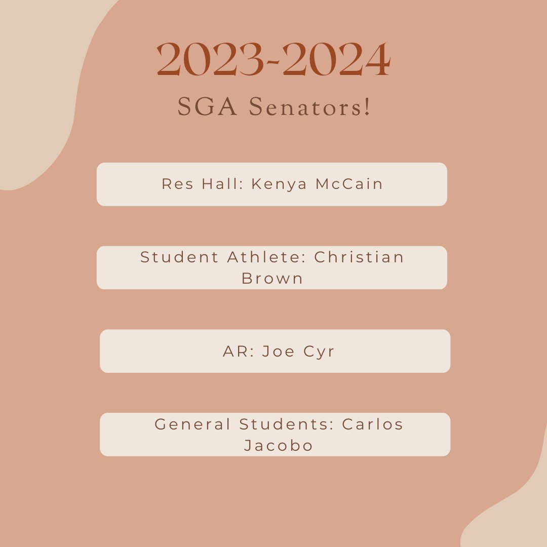 McPherson College SGA tweet media