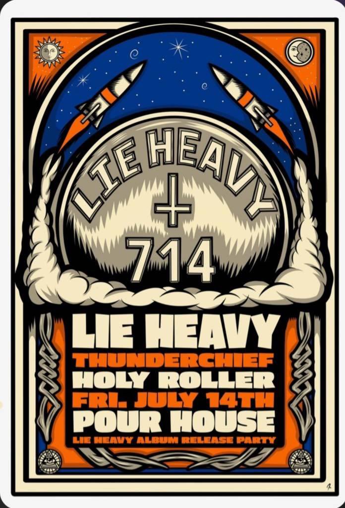 HolyRoller (@holyrollerband) on Twitter photo Excited to get back to <a href="/ThePourHouse/">The Pour House Music Hall & Record Shop</a> with Thunderchief for the Lie Heavy album release show 7/14 🔥🤘 Excited to get back to <a href="/ThePourHouse/">The Pour House Music Hall & Record Shop</a> with Thunderchief for the Lie Heavy album release show 7/14 🔥🤘