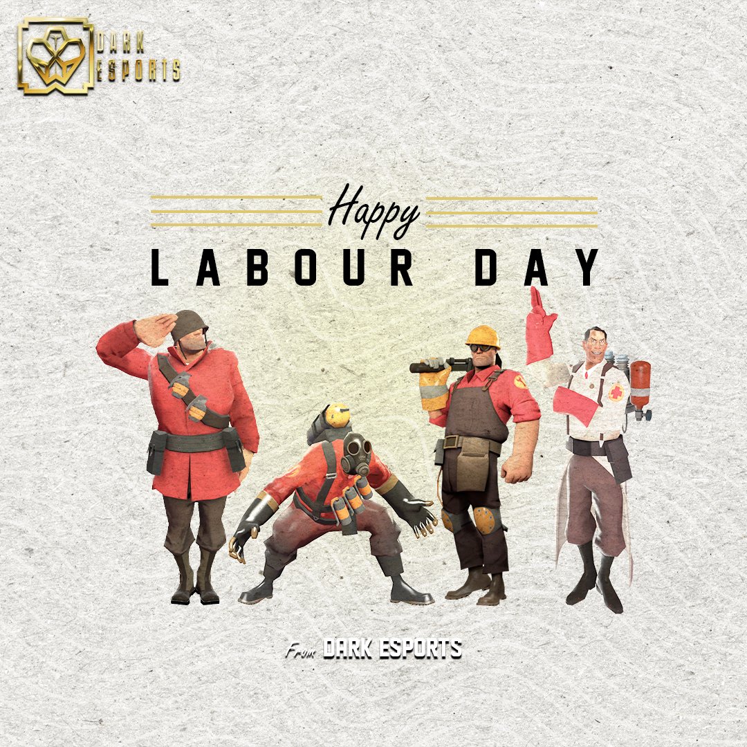 DARKmru's tweet photo. 👨🏼‍🌾 👷 𝐇𝐚𝐩𝐩𝐲 𝐋𝐚𝐛𝐨𝐮𝐫 𝐃𝐚𝐲! 👮🏼‍♂️👩🏼‍⚕️
Happy Labour Day to the workers of every field! The world runs on your contributions and you all deserve respect, recognition, and proper values for your hard work. #LabourDay #labourday2023 #workersday #MayDay2023 #DARKesports https://t.co/fIJF8POMys
