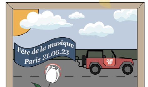 donschado_'s tweet photo. Part 4 

J’ai ajouté des éléments distinctifs des acteur de cette collaboration, et le rôle que chacun a joué
La jeep de @CaminoTV qui nous apporte l’info. Le slogan d’@adidasFR sur le Polaroïd qui nous offre le support et la tulipe de @Matiere_Blanche qui représente le rêve https://t.co/gIIcIrVlbI