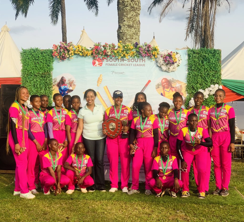 edostatecricket's tweet photo. Congratulations No Limit Cricket Club and Smashers Cricket Club, winners of the Edo cricket league Super Four and the South-South female league Super Four 🏅🏅 https://t.co/jDR1IlvzJF