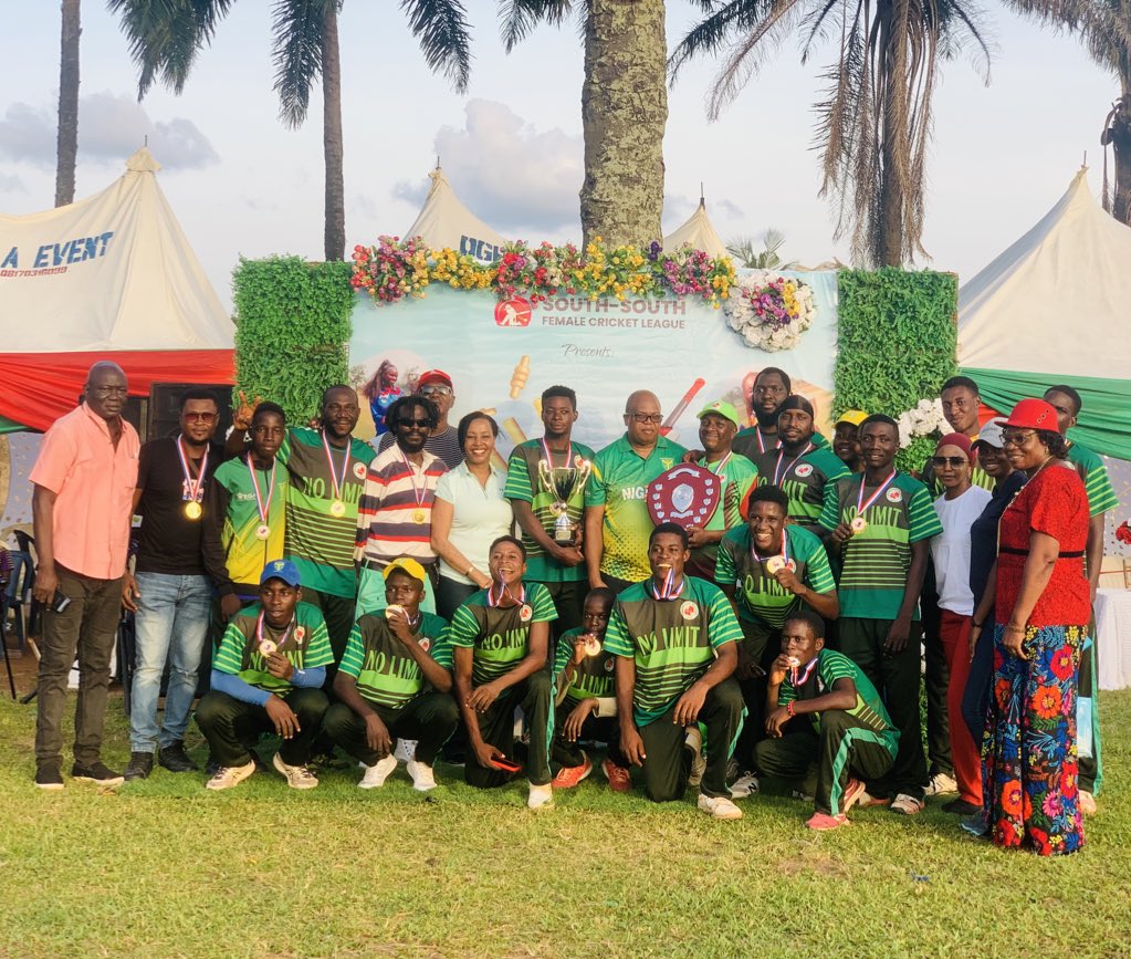 edostatecricket's tweet photo. Congratulations No Limit Cricket Club and Smashers Cricket Club, winners of the Edo cricket league Super Four and the South-South female league Super Four 🏅🏅 https://t.co/jDR1IlvzJF