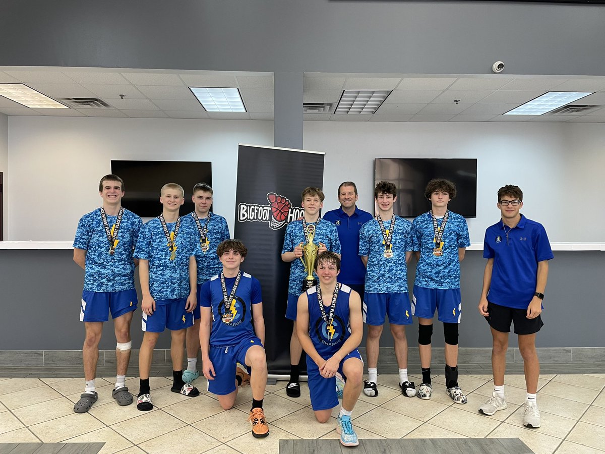 Fantastic group of competitors. Won the Kingwood Classic. 4 out of the 5 games winning our games by double digits. We did it together, we were focused and determined. Not pictured other teammates that helped us get to this point. Very proud…GO CHARGE