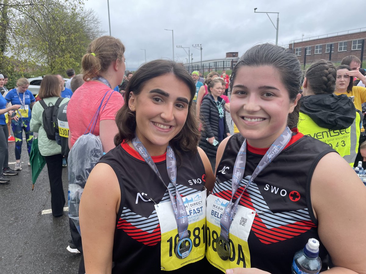 mcmullan68's tweet photo. A privilege to run with ⁦@qub_swot⁩ relay team today especially with my amazing daughter Aíne raising much needed funds for the charity.⁦@QUBMedEd⁩ https://t.co/kLVFN0acvd