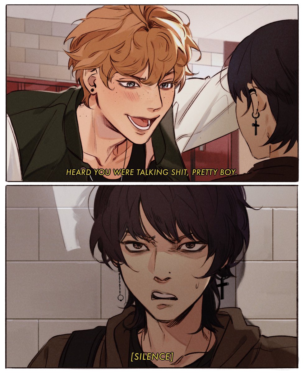 _sonagee's tweet image. #chiscara highschool AU✏️📚