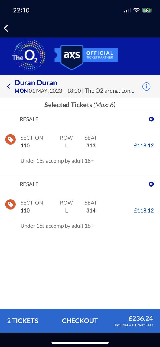 Currently have these tickets on sale #DuranDuran #Duran #duran #The02 #the02london #O2arena #London